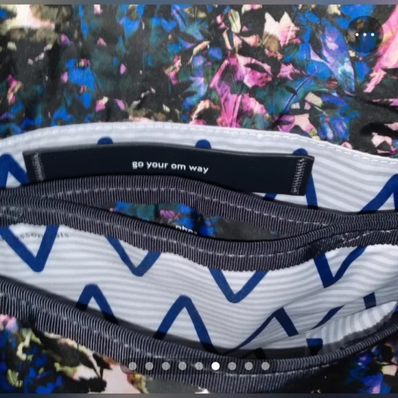 Lululemon Athletica Pink and Blue Crossbody Bag - Picture 9 of 12
